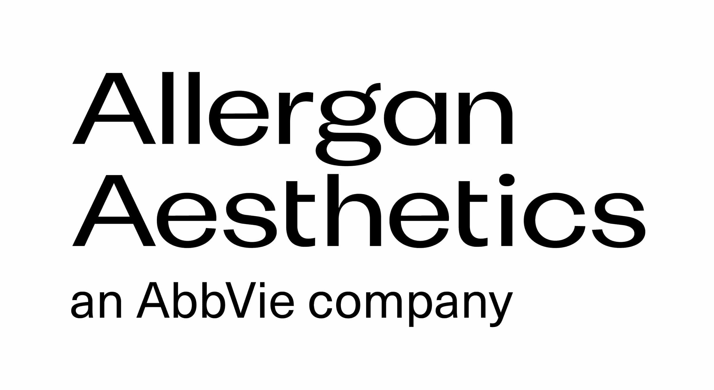 Allergan Aesthetics Logo Stacked