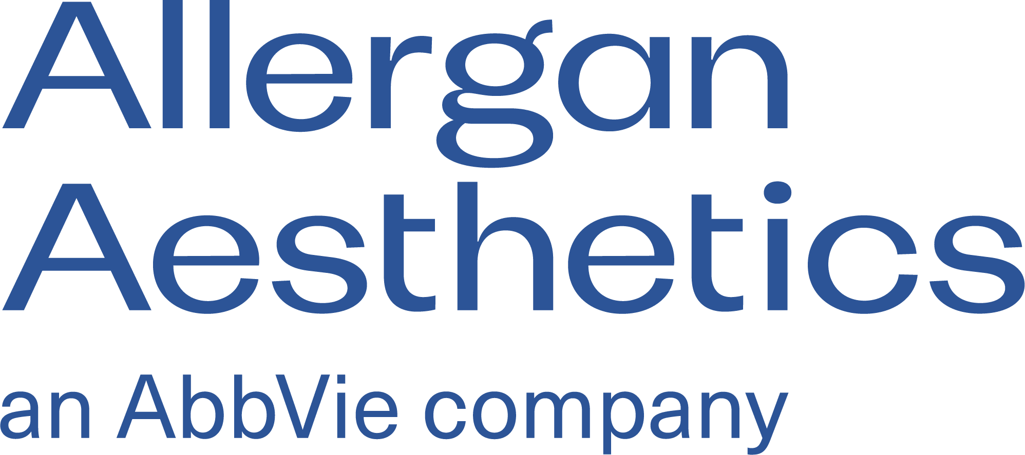 GOLD AllerganAesthetics logo stacked endorser blk rgb 1
