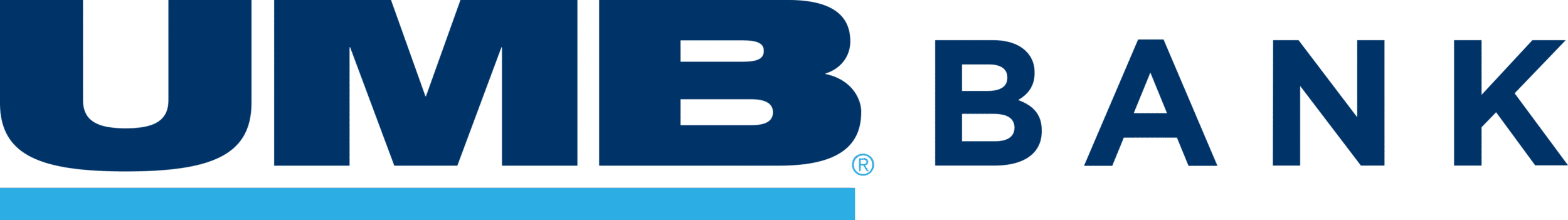 UMB Bank 2x Horizontal Logo Print Color CMYK